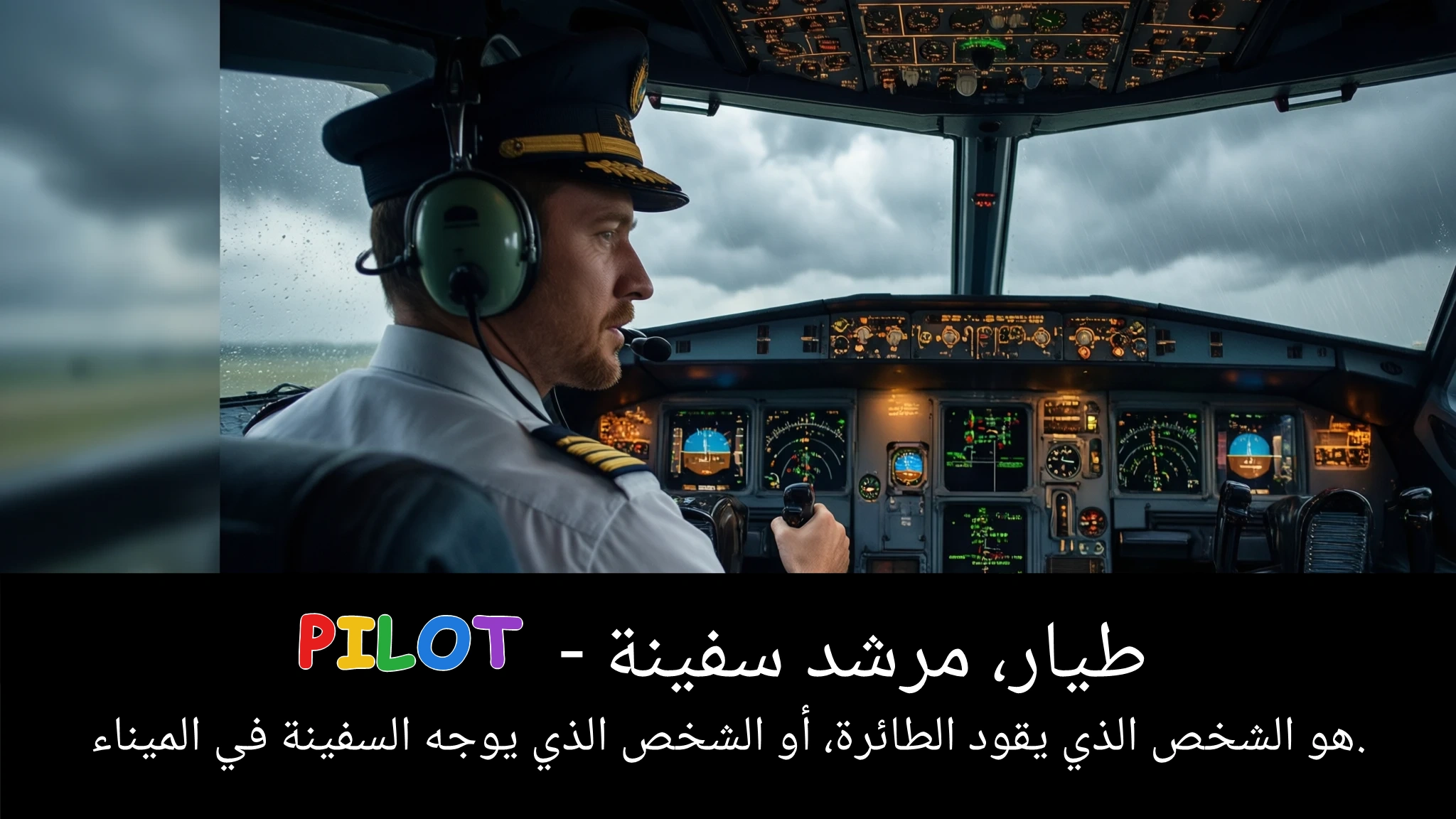 Arabic Illustration for pilot